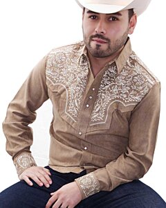 Camisa Vaquera Gamuza Bordada WD Boots 11-927