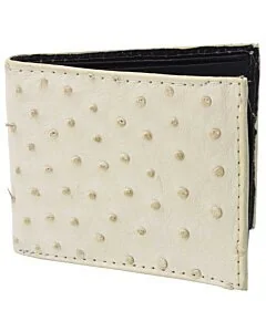 Cartera Avestruz Original WD 10-1693 Hueso