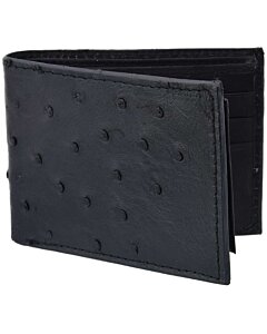 Cartera Avestruz Original WD 10-1698 Negra