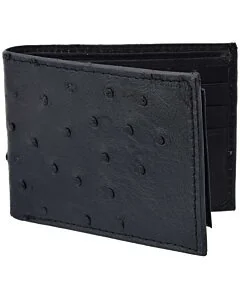 Cartera Avestruz Original WD 10-1698 Negra