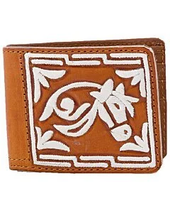 Cartera Piteada Cabeza Caballo WD 10-1785 Natural