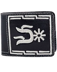 Cartera Piteada Espuela WD 10-1779 Negra
