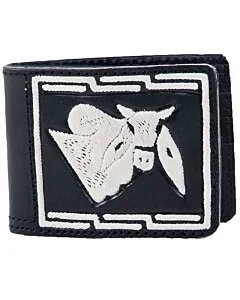 Cartera Piteada Toro Cebú WD 10-1781 Negra