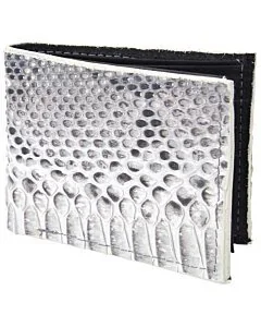 Cartera Python Genuino WD 10-1689 Natural