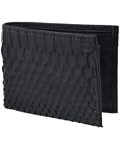 Cartera Python Genuino WD 10-1683 Negra