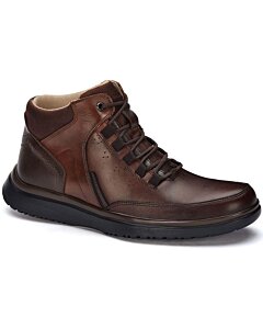 Botín Casual Café De Piel Para Hombre 297-8987