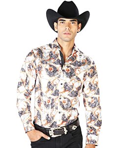 Camisa Vaquera Color Hueso El Señor DLC 43566