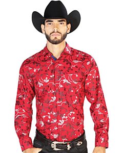 Camisa Vaquera Roja El Señor De Los Cielos 43901