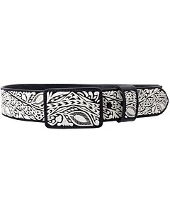 Cinto Charro Pita Fina Color Negro WD 11-1671