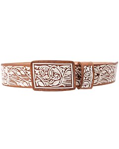 Cinto Piteado Fino Charro Natural WD 11-1673