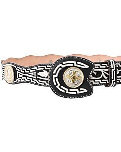 Cinto Vaquero Piteado Negro WD 11-1684