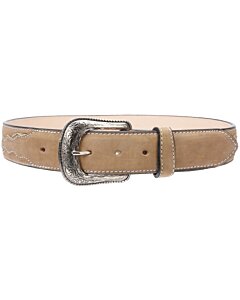 Cinto Rodeo De Piel Color Beige Para Mujer WD 11-1590