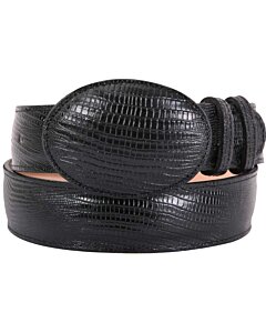 Cinto Vaquero Grabado Lizard El General Negro 42009 Color Negro