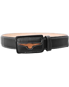 Cinto Vaquero Color Negro Diseño Torito WD 11-1553