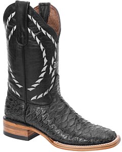 Botas Rodeo Grabadas Oso Hormiguero Negro WD 11-299