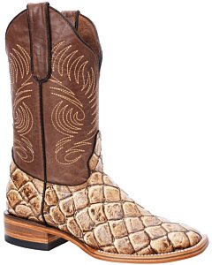 Botas Rodeo Piel Grabada Monster Fish Color Orix WD 11-290
