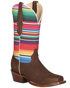BOTAS RODEO PARA DAMA EL GENERAL DAM-ZAP-1 PIEL BOVINO NUBUCK COLOR CAMEL