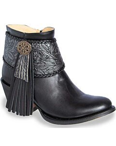 Botines para Dama c/Strap Cincelado D102