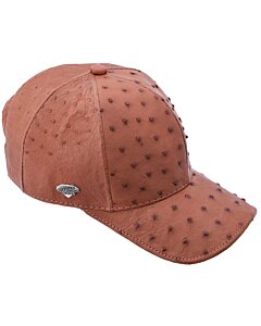 Gorra Piel De Avestruz Cognac WD 10-1796
