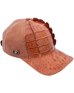 Gorra Piel Cocodrilo Cola Cognac WD 10-1788