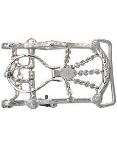 Hebilla Charra Freno Plateado WD 11-1367