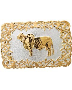 Hebilla Vaquera Figura Toro Cebú WD 11-1296