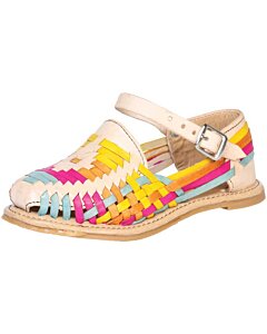 Huarache Para Niña Panchito Artesanal 601958 Natural-Multicolor