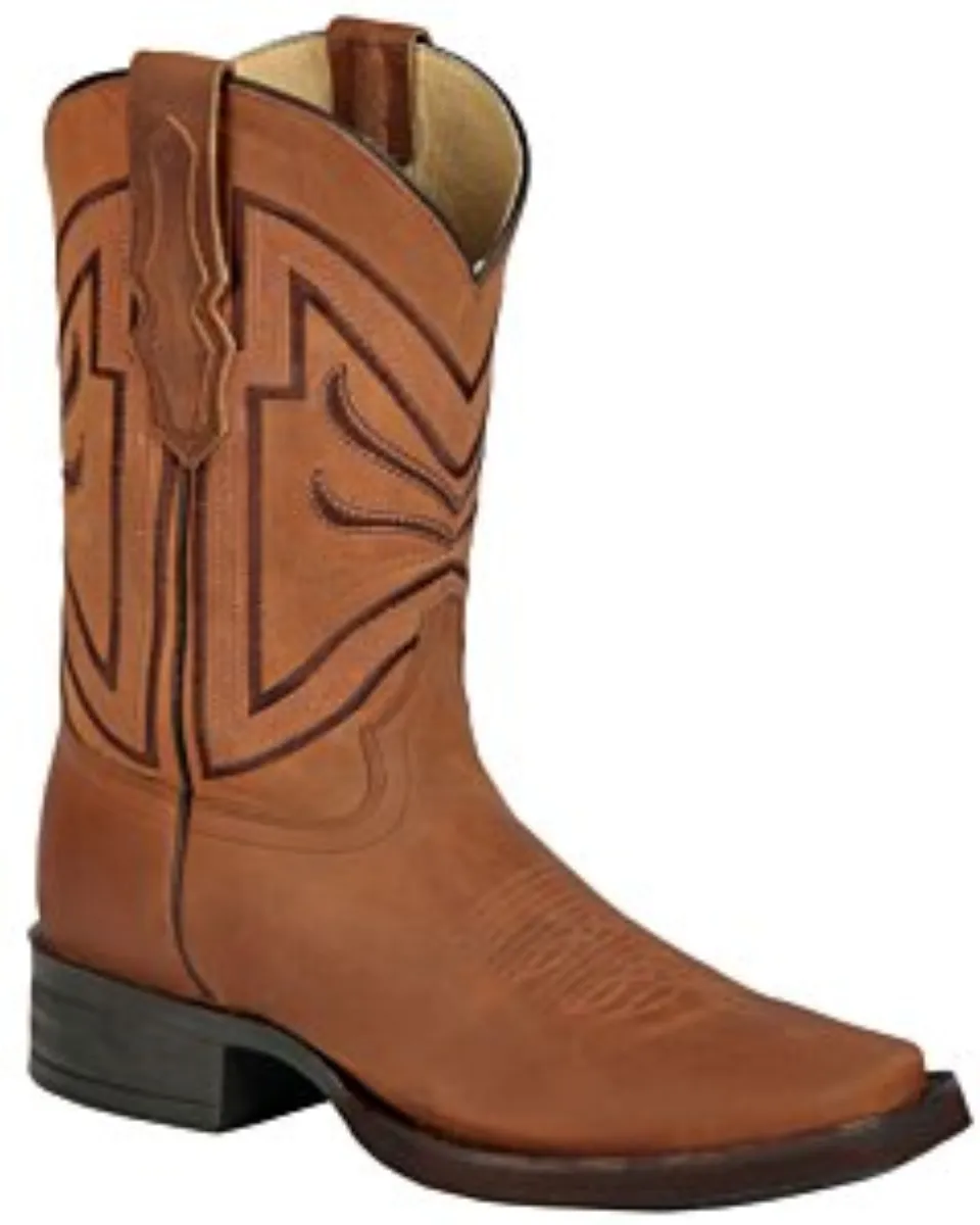 Botas Rodeo Suela Hule Piel Crazy El General 44657