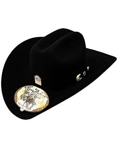 Texana Larry Mahan's 500X Superior Brim 4" Color Negro