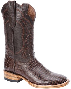 Botas Rodeo Color Café Piel Con Grabado Lizard WD 11-295