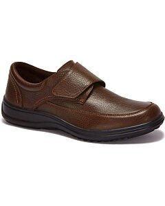 Zapatos Para Hombre Con Velcro Ajustable Color Café