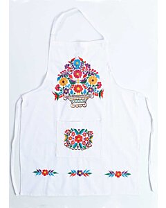 Mandil Artesanal Bordado 603154 Blanco