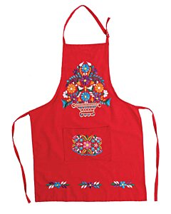 Mandil Artesanal Bordado 603195 Rojo