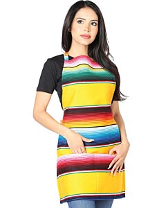 Mandil Artesanal Diseño Sarape 603580 Amarillo