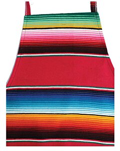 Mandil Artesanal Diseño Sarape 603581 Fuchsia