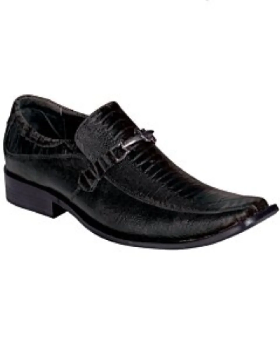 Zapatos Negros De Vestir Para Hombre Lamasini 8408