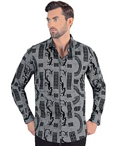 Camisa Gris Moder Fit Lamasini 3007
