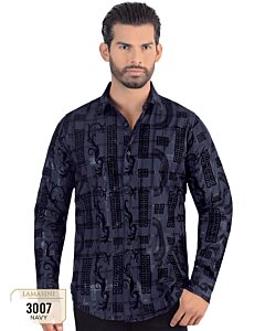 Camisa Color Navy Moder Fit Lamasini 3007
