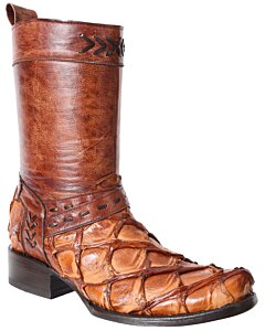 Pirarucu Original Bota Con Zipper WD 10-001 Color Coñac