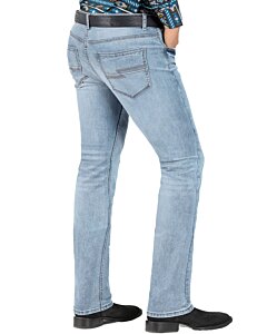 Pantalón Montero Mezclilla Corte Recto Light Blue 5308