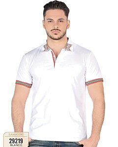Playera Lamasini De Moda Color Blanco 29219