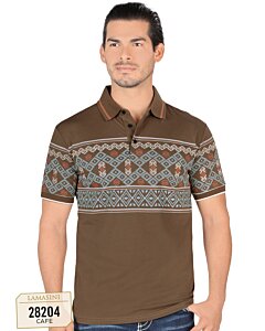 Playera De Moda Color Café Moda Lamasini 28204