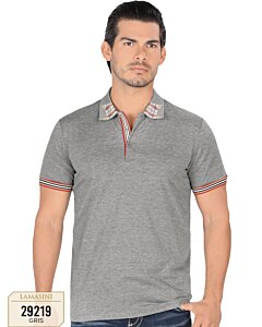 Playera Lamasini De Moda Color Gris 29219