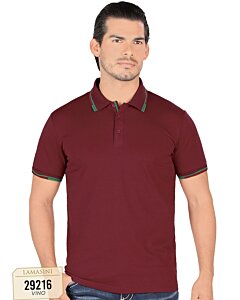 Playera Color Vino Lisa De Moda Lamasini 29216