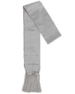 Rebozo De Seda Santa María Plata 600227