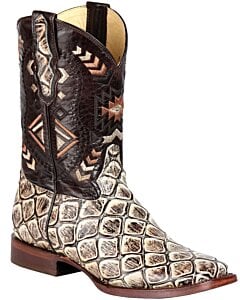 Botas Rodeo Imitación Monster Fish El General 51244 Color Desert