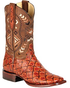 Botas Rodeo Imitación Amazon Monster El General 51245 Color Shedrón