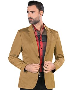 Saco Para Hombre Moda Montero Color Mostaza 5174