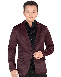 Saco Para Niño Color Vino Lamasini 500