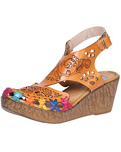 Huarache Artesanal De Piel 601930 Color Natural